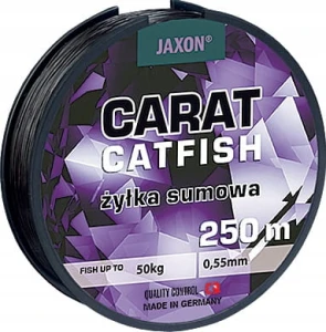 0,55mm 250m 50kg JAXON ŻYŁKA CARAT CATFISH