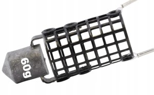 60g KOSZYK DO DALEKICH RZUTÓW ZANĘTOWY Okrągły Feeder AU-OF