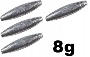 8g 8.0g Ciężarek OLIWKA CC-AB Jaxon 4 szt
