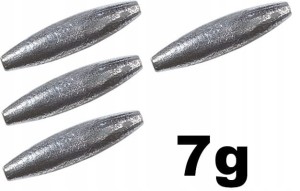 7g 7.0g Ciężarek OLIWKA CC-AB Jaxon 4 szt