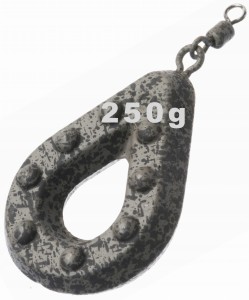 250g CIĘŻAREK PIERŚCIEŃ KARPIOWY Z KRĘTLIKIEM