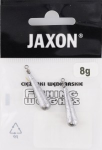 8g x2 Ciężarek do bocznego troka łezka JAXON