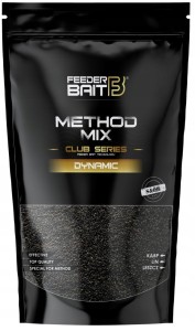 Feeder Bait Club Method Mix Dynamic 800g CZARNA ZANĘTA