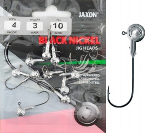 nr 4 2g GŁÓWKA JIGOWA JIG JAXON BLACK NICKEL Tanami 10szt.