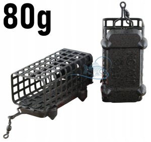 80g KOSZYCZEK KOSZYK ZANĘTOWY EKO INFINITE VISTULA RTGL Z KOLCAMI NA RZEKĘ