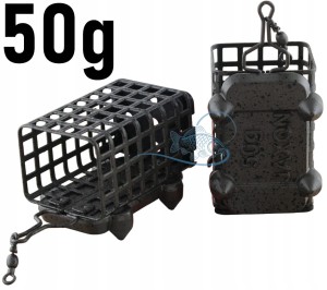 50g KOSZYCZEK KOSZYK ZANĘTOWY EKO INFINITE VISTULA RTGL Z KOLCAMI NA RZEKĘ