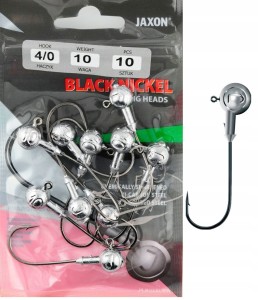 nr 4/0 10g GŁÓWKA JIGOWA JIG JAXON BLACK NICKEL Tanami 10szt.