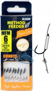 r.6 HACZYKI GOTOWE PRZYPONY Z IGŁĄ BAGNETEM METHOD FEEDER CHINU METODY MFM