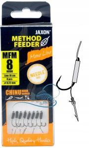 r.8 HACZYKI GOTOWE PRZYPONY Z IGŁĄ BAGNETEM METHOD FEEDER CHINU METODY MFM