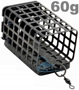 60g KOSZYK ZANĘTOWY PROSTOKĄTNY Z DNEM POWŁOKA CAMO KPB 25x30x44mm