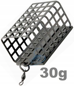 30g KOSZYK ZANĘTOWY PROSTOKĄTNY Z KRĘTLIKIEM POWŁOKA CAMO KPA 25x30x37mm