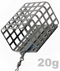 20g KOSZYK ZANĘTOWY PROSTOKĄTNY Z KRĘTLIKIEM POWŁOKA CAMO KPA 25x30x37mm