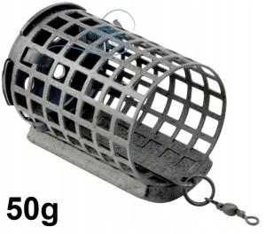 50g KOSZYK ZANĘTOWY OKRĄGŁY Z DNEM EKO POWŁOKA CAMO ROUND 2 KOC 32x44mm
