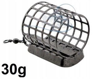 30g KOSZYK ZANĘTOWY OKRĄGŁY BEZ DNA EKO POWŁOKA CAMO ROUND 1 KOA 25x29mm
