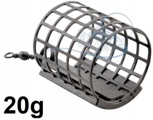 20g KOSZYK ZANĘTOWY OKRĄGŁY BEZ DNA EKO POWŁOKA CAMO ROUND 1 KOA 25x29mm