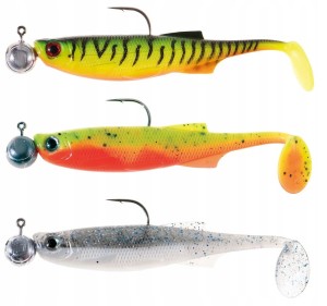 12,5cm INTENSA REGIS TRYTON GUMA + GŁÓWKA JIGOWA 6/0 12g UZBROJONE 3szt.
