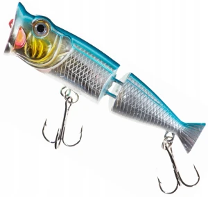 8cm 11g ATRACT JOINTED POPPER WOBLER ŁAMANY NA SZCZUPAKA JAXON kolor G