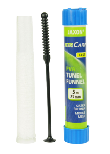 TUNEL PVA 23mm 5m FAST ŚREDNI + UBIJAK JAXON LC-PVA076