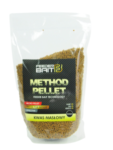 KWAS MASŁOWY 2mm Method Pellet Feeder Bait 800g 