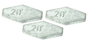20g x3 CIĘŻAREK PŁASKI PRZELOTOWY JAXON