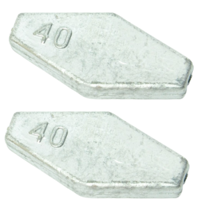 40g x2 CIĘŻAREK PŁASKI PRZELOTOWY JAXON